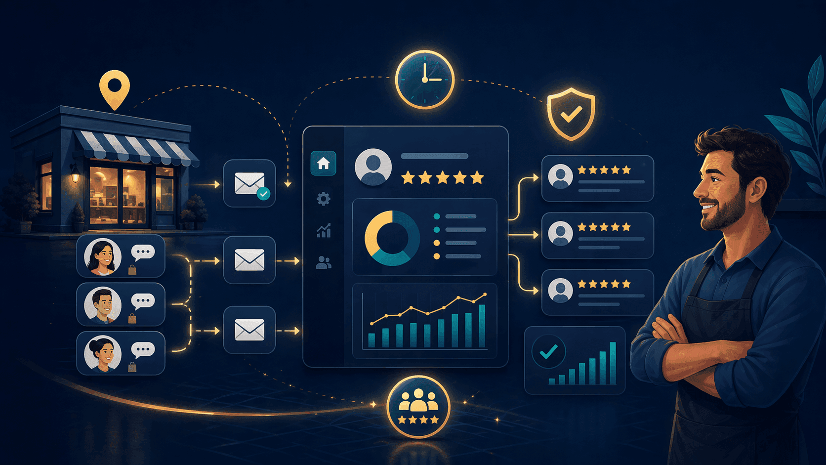How Review Automation Helps Small Businesses Save Time and Build Trust